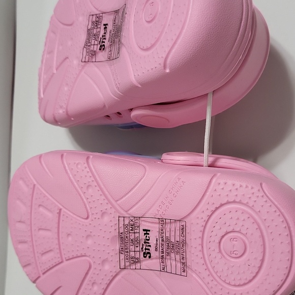 Disney Kids Stitch and Angel Pink Clogs - Picture 8 of 10